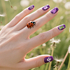 Stainless Steel DIY Nail Art Templates MRMJ-WH0092-180-4