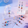 Chakra Gemstone Chip Pendant Decorations HJEW-TAC0027-3