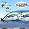 2Pcs Windshield Sun Shade AJEW-WH0520-01-5