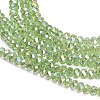 Electroplate Glass Beads Strands GL-CBAA615-02G-3
