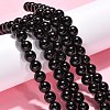 Synthetic Black Stone Beads Strands G-G088-10mm-4