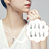 8Pcs 8 Styles Brass Peg Bails Pin Charms KK-DR0001-16P-6