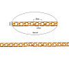Aluminum Twisted Chains Curb Chains CHA-CJ0001-01G-2