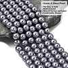 Eco-Friendly Dyed Glass Pearl Round Beads Strands HY-A002-10mm-RB028-4