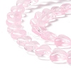 Transparent Glass Beads Strand GLAA-F112-01A-4