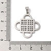 Non-Tarnish 304 Stainless Steel Pendants STAS-U010-22P-3