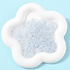 50G Frosted Glass Beads FGLA-YW0001-03B-1