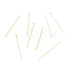 Brass Flat Head Pins X-KK-F824-114D-G-1