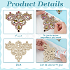 2Pcs Glass Rinestone Clothing Accessories DIY-FG0006-61C-4