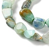 Natural Chrysocolla and Lapis Lazuli Beads Strands LS-G-P497-01C-23-4