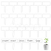 24Pcs Acrylic Blank Plant Labels AJEW-FG0003-18-1