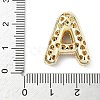 Brass Micro Pave Cubic Zirconia Pendants KK-Z108-01G-4