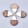 Resin & Walnut Wood Pendants RESI-S358-23F-1