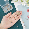 20Pcs Brass Earring Hooks KK-BBC0010-88-3