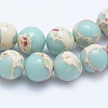 Synthetic Imperial Jasper Beads Strands G-F531-4mm-H03-3