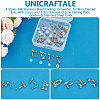 16Pcs 4 Styles 304 Stainless Steel Findings Converter STAS-UN0053-23-5