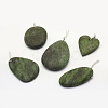 Natural Sinkiang Jade Pendants G-G694-B-08-1