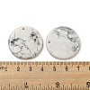 Natural Howlite Pendants G-B071-01D-1-3