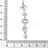 Brass Micro Pave Clear Cubic Zirconia Pendants LS-KK-D101-01D-P-3