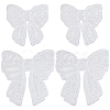 4Pcs 2 Styles Polyester Embroidery Iron on Clothing Patches PATC-GF0001-51A-1