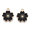 Alloy Enamel Pendants X-ENAM-S121-115D-3