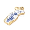 304 Stainless Steel Enamel Pendants SA-CBA800D-01B-G-2