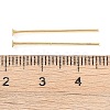 Brass Flat Head Pins KK-N254-47B-G-3