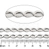 Tarnish Resistant Vacuum Plating 304 Stainless Steel Link Chains CHS-H026-16P-2