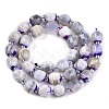 Natural Agate(Dyed) Beads Strands G-T141-05A-3