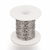 Tarnish Resistant 304 Stainless Steel Paperclip Chains CHS-F010-01I-P-3