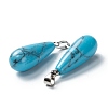 Synthetic Howlite Pendants G-F707-04-3