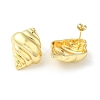 Rack Plating Brass Stud Earrings X-EJEW-Q786-01G-2