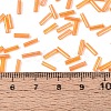 Glass Round Bugle Beads GLAA-WH0031-50E-4