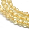 Natural Citrine Beads Strands G-I289-02-3