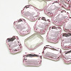 Pointed Back Glass Rhinestone Cabochons RGLA-T079-10x14mm-10-1