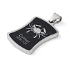 304 Stainless Steel Pendants STAS-O008-01F-2