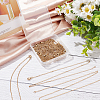 20Pcs Ion Plating(IP) 304 Stainless Steel Cable Chains Necklaces Set for Men Women NJEW-NB0001-06-5