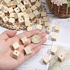 200Pcs Unfinished Wood Beads WOOD-CA0001-80-3