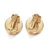 304 Stainless Steel Clip-on Earring Setting STAS-P249-23B-G-2