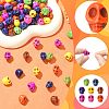 80Pcs 8 Colors Synthetic Turquoise Beads TURQ-FS0001-08-3