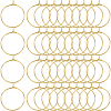 200Pcs Brass Wine Glass Charm Rings KK-SP0001-31A-G-1