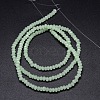 Faceted Rondelle Glass Beads Strands X-GLAA-M028-2mm-B05-3