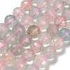 Natural Morganite Beads Strands G-H329-F01-6mm-AA-2
