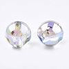 Transparent Plastic Beads OACR-S026-8mm-16-2