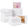 Cardboard Drawer Gift Storage Boxes with Clear Cover CON-WH0092-72B-01-1