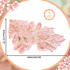 Peacock Tail Pattern Polyester Lace Computerized Embroidery Ornament Accessories DIY-WH0308-234C-2