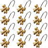 12Pcs Resin with Iron Hook for Bath Curtain FIND-CN0002-31-1