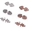 Eco-Friendly Zinc Alloy Hook Clasps PALLOY-PH0001-31-1