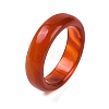 Dyed & Heated Natural Agate Finger Rings for Women RJEW-Z075-02D-2