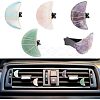 4Pcs Moon Gemstone Car Air Vent Clips AJEW-PH00496-02-1